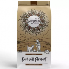 CRAFTIA NATURA сухой корм для щенков средних и крупных пород, утка, фазан 640 г