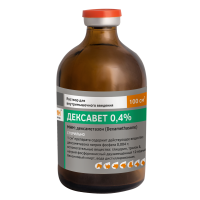Дексавет раствор для инъекций 0,4%, 100 мл