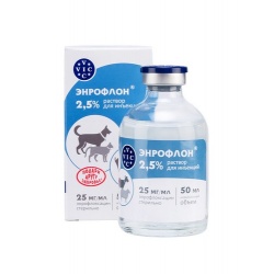 Энрофлон 2,5%, уп. 50 мл.