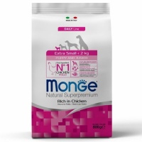 Monge Dog Extra Small корм для щенков миниатюрных пород с курицей 800г