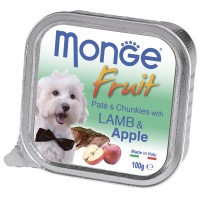 Monge Dog Fruit консервы для собак ягненок с яблоком 100г
