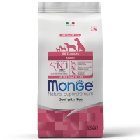 Monge Dog Monoprotein All Breeds Beef and Rice корм для собак всех пород говядина с рисом