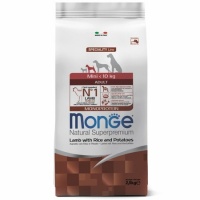 Monge Dog Monoprotein корм для собак всех пород ягненок с рисом и картофелем