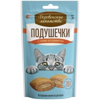 Деревенские лакомства. Подушечки с пюре из креветок, 30г