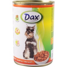 Dax консервы с домашней птицей для собак, 415 г
