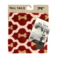 ROSEWOOD Одеяло для животных флис "Tall Tails", красно-бежевое с косточками