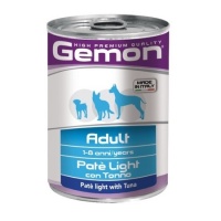 Gemon Dog Light консервы для собак облегченный паштет тунец 400г