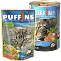Puffinsконсервы для кошек Рыбное ассорти в желе