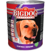 Зоогурман BIG DOG консервы для собак Телятина с овощами